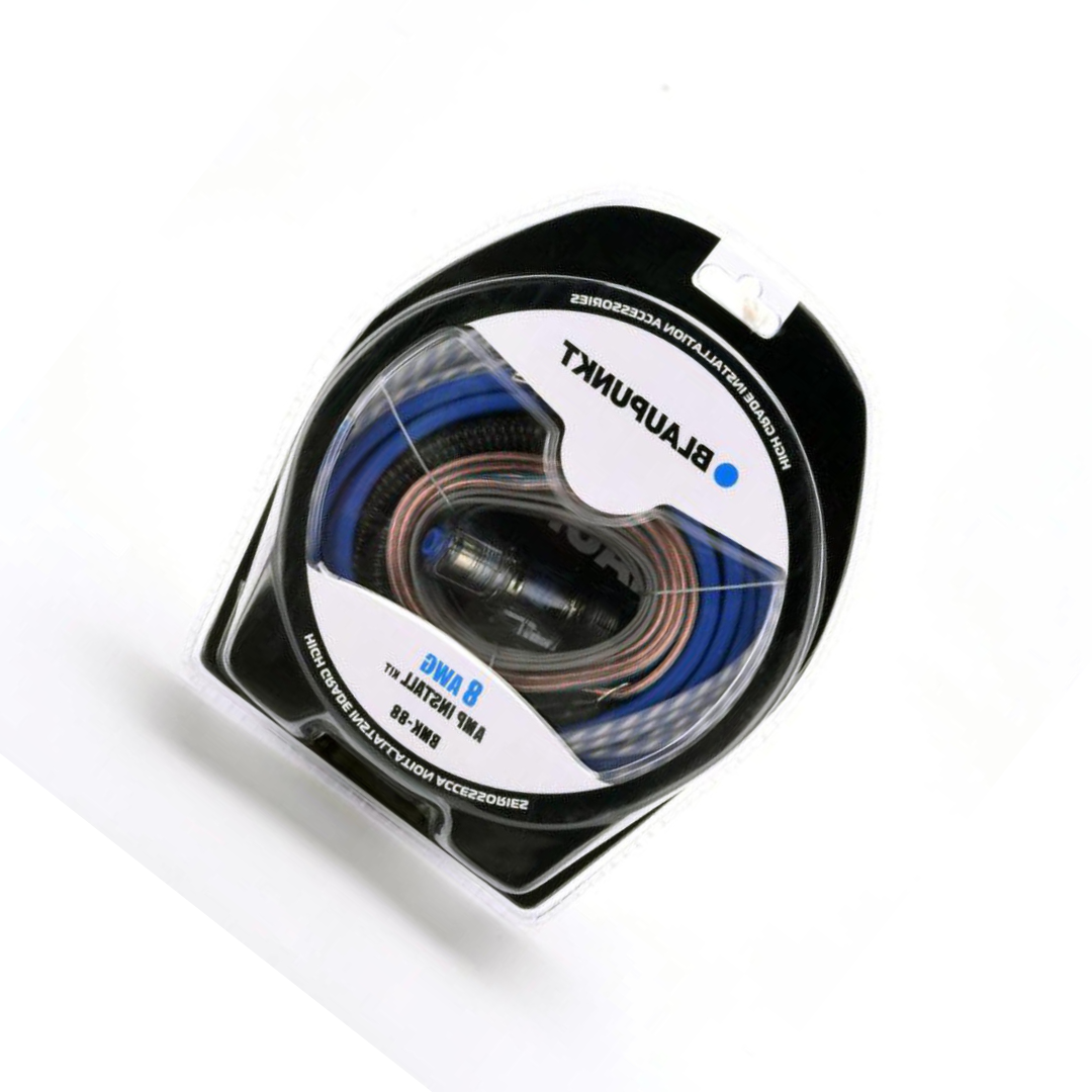 BLAUPUNKT BMK88 8 AWG Gauge Car Audio Complete Amplifier Installation Kit Elevate Your Speaker Sound System