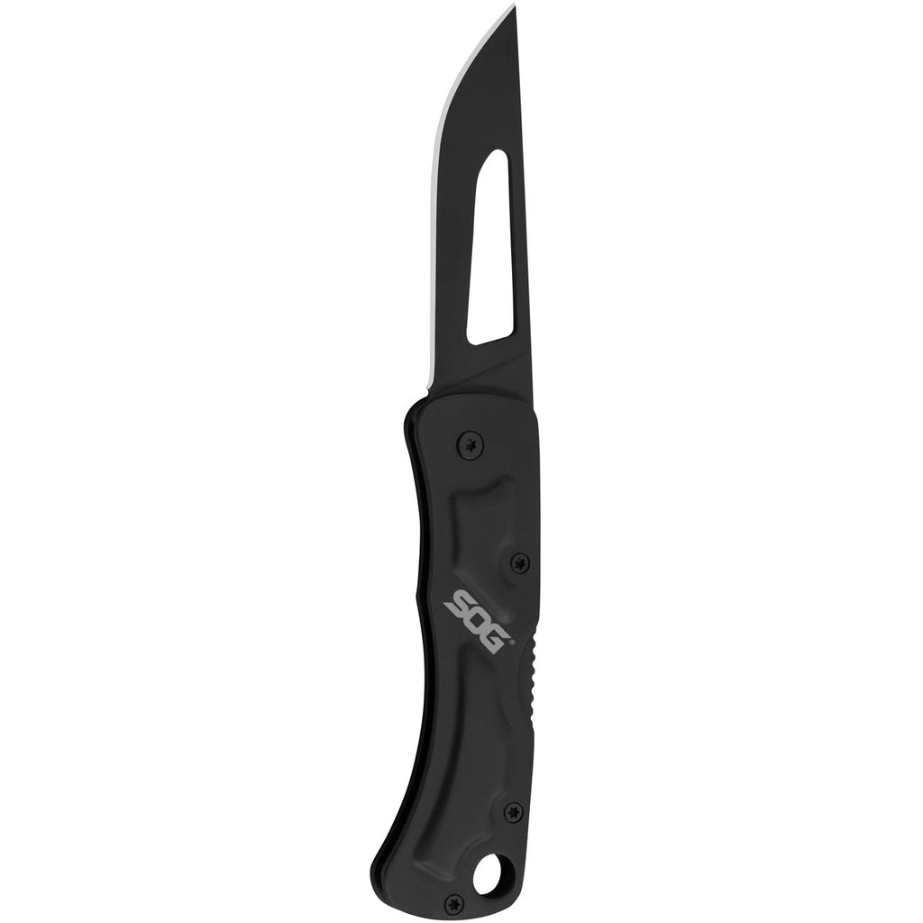 SOG Folding Knife Small Knife – Centi II EDC Pocket Knife for Men Women w/ 2.1 Inch Small Blades EDC Keychain Set, Black