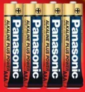Panasonic Aklaline Size "AAA" Plus Power (8-Pack)