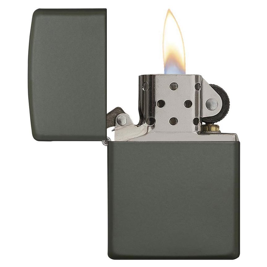 Zippo Classic Green Matte Pocket Lighter