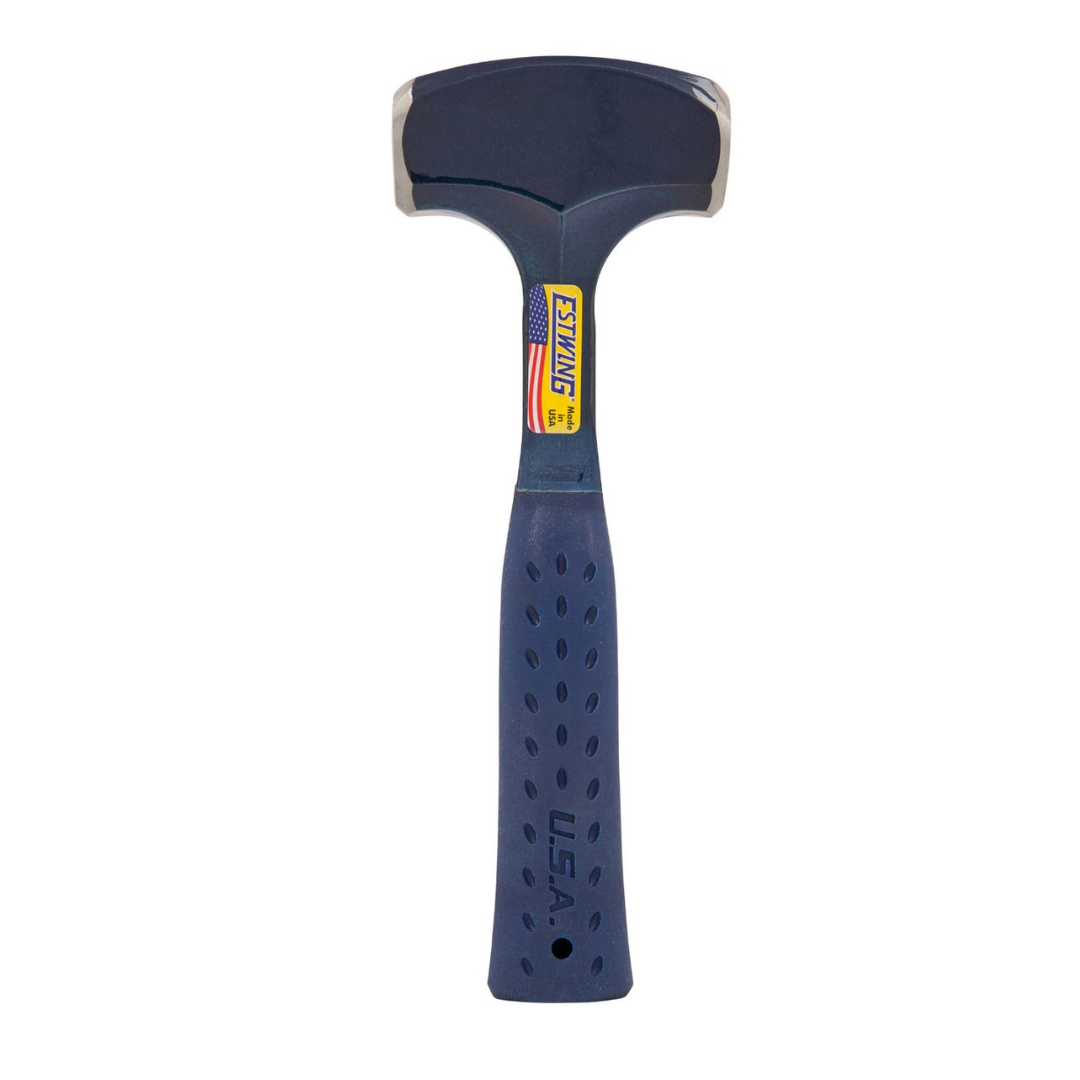 ESTWING Drilling/Crack Hammer - 2-Pound Sledge with Forged Steel Construction & Shock Reduction Grip - B3-2LB