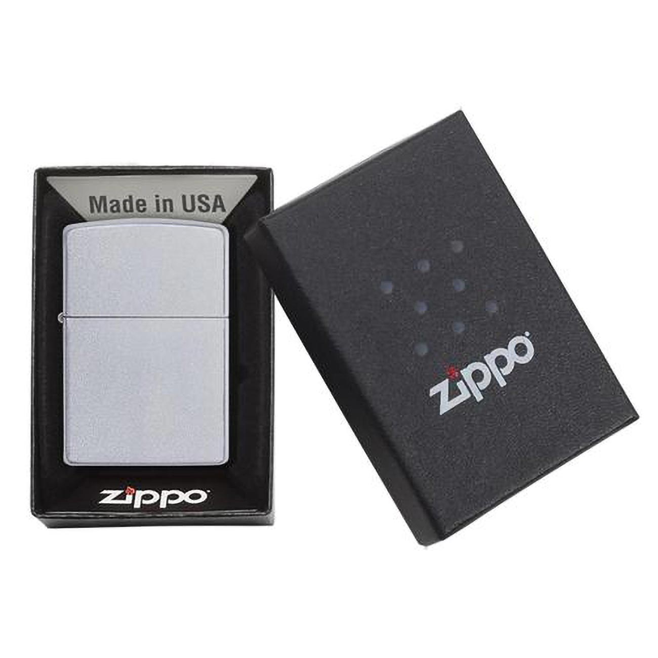 Zippo Satin Chrome 205
