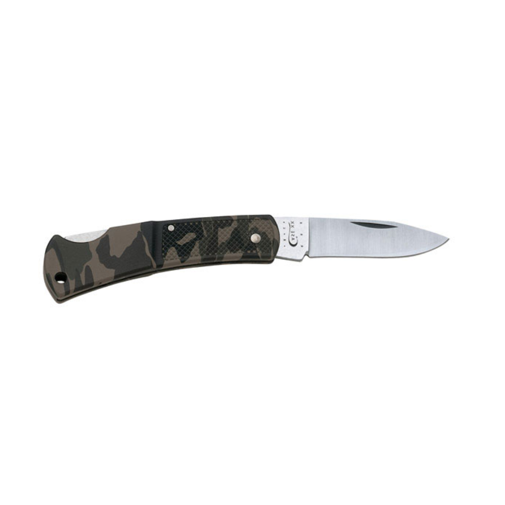 Case WR XX Pocket Knife Caliber Small Camo Lockback Item #662 - (Lt1225 L SS) - Length Closed: 3 Inches
