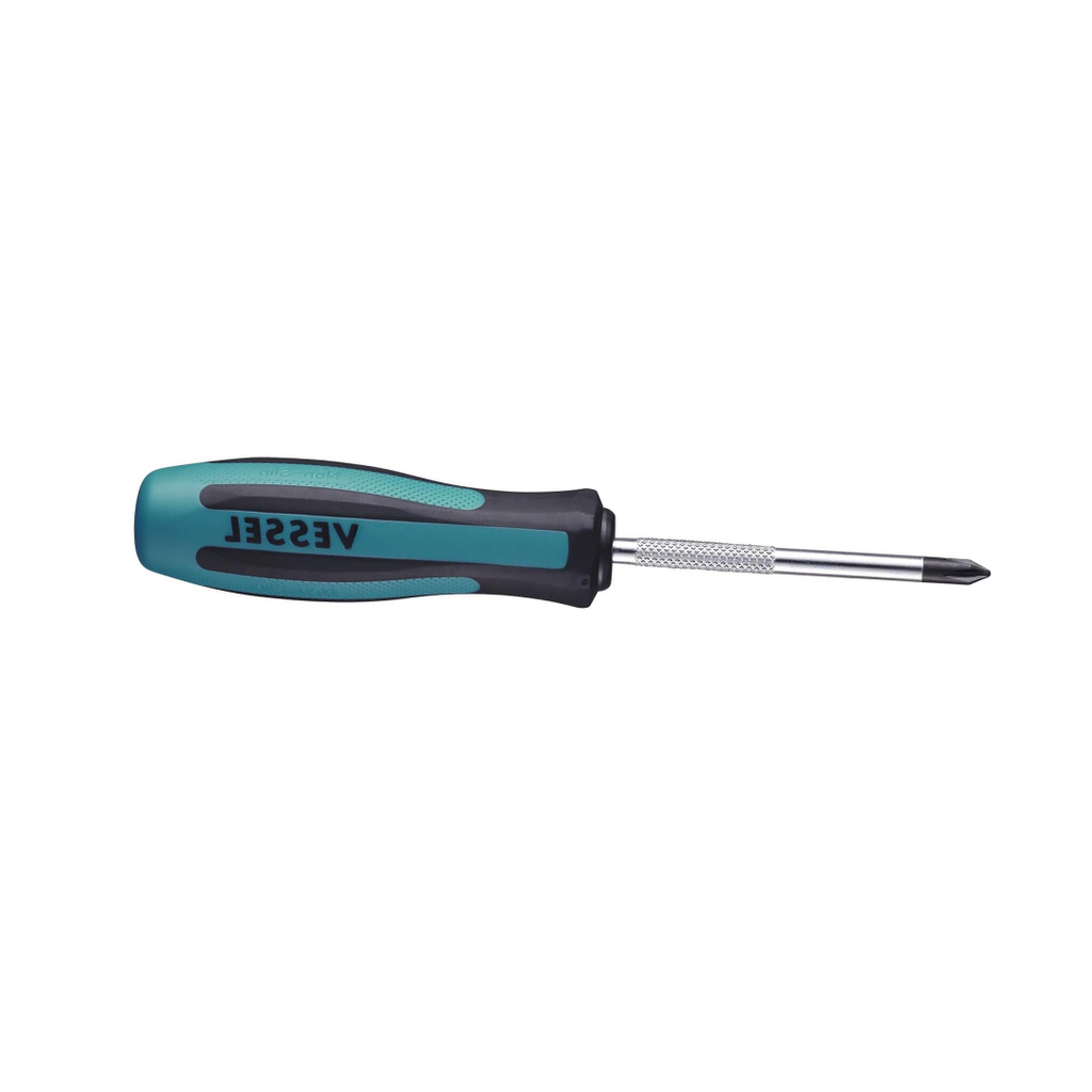 Vessel 900P175 Megadora JAWSFIT Screwdriver – JIS Cross Point +1 x 75mm