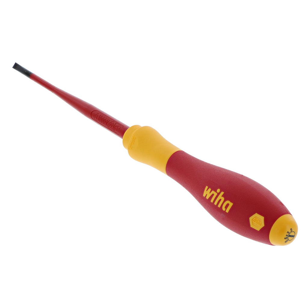 Wiha 32046 Insulated Slimline Slotted Screwdriver 3.5mm x 100mm