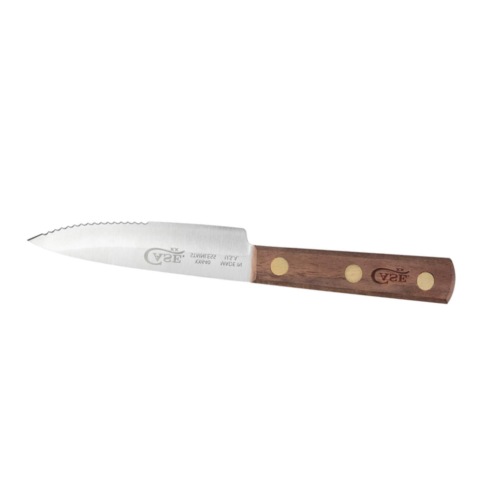 Case Knives 11079 Steak Knife with Solid Walnut Handle – 5" Tru-Sharp Surgical Stainless Steel Blade Kitchen Cutlery