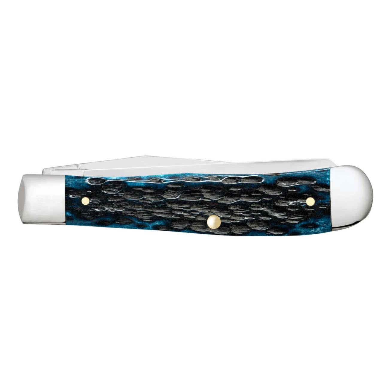 Case Cutlery CA51850: Trapper Med Blue Peach Seed