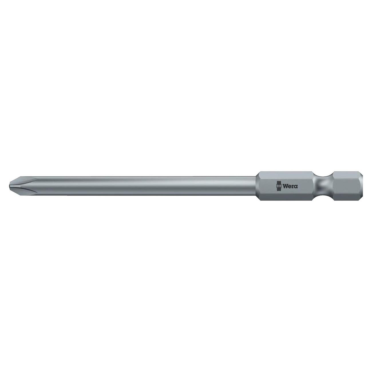 Wera - 5073521001 Series 4 851/4 Z SB Sheet Metal Bit, Phillips PH 2 x 89mm Blade (Pack of 5)