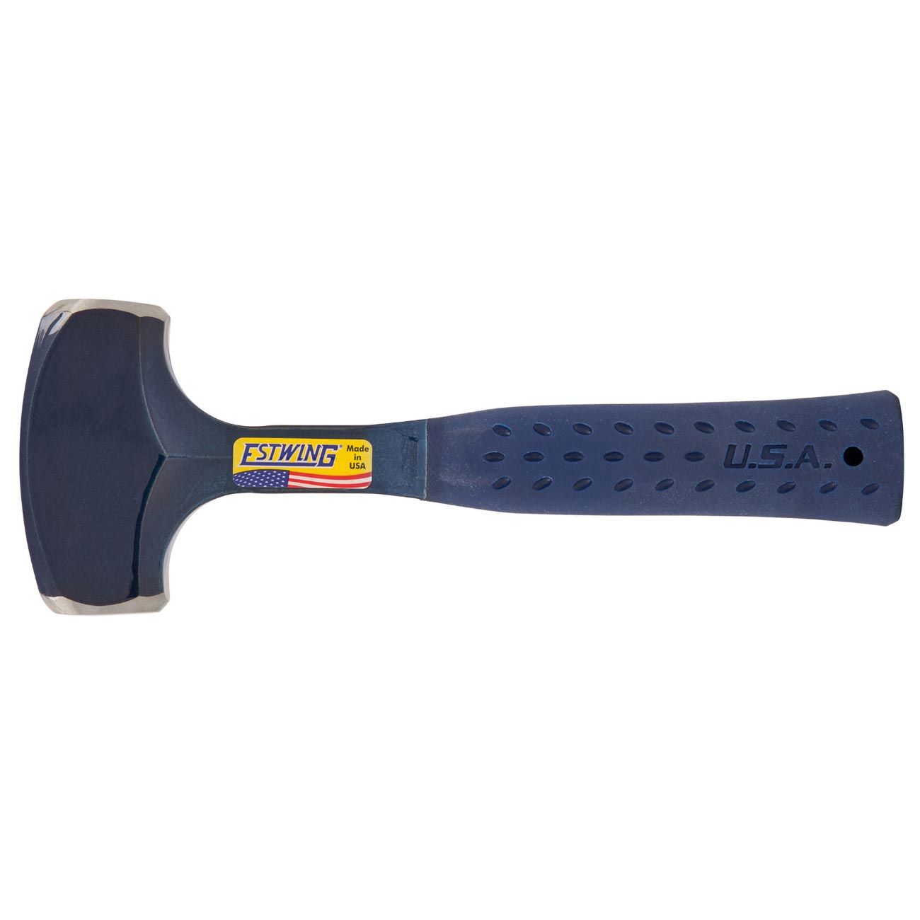 ESTWING Drilling/Crack Hammer - 2-Pound Sledge with Forged Steel Construction & Shock Reduction Grip - B3-2LB