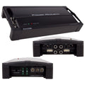 Power Acoustik RZ4-2000D 2000W Class D 4 Channel Amplifier , Black , 13.60in. x 6.30in. x 3.50in.