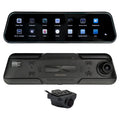 Installation Solution - 9.66” Monitor with Rear View Mirror and DVR (IS-RVDVR-99)
