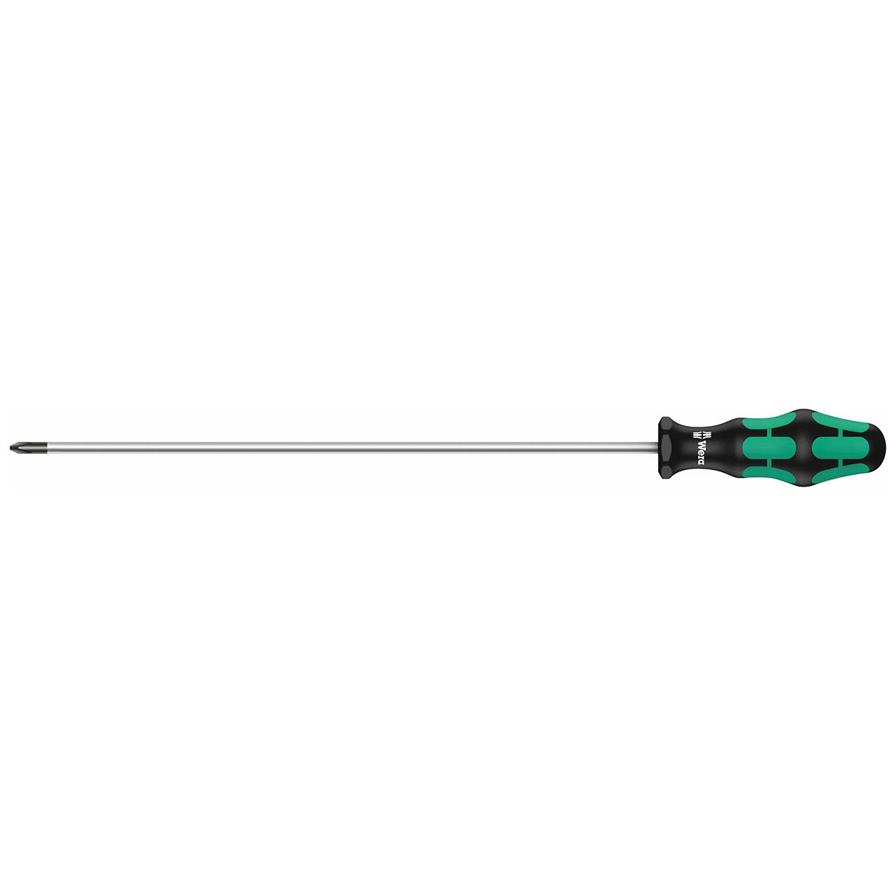 Wera 05008730001 Kraftform Plus 350 PH Phillips Screwdriver, Without Lasertip, PH 2 Head, 12" Blade Length