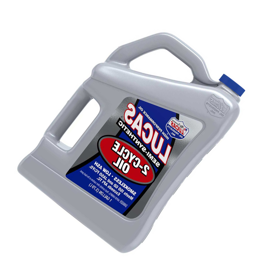 Lucas Oil 10115LUCAS Semi-Synthetic 2-Cycle Engine Oil – 1 Gallon, High-Performance Marine & Powersports Oil