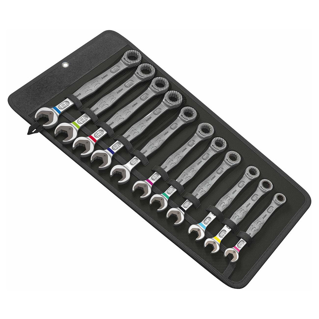 Wera 05020013001 6000 Joker , 1 Set of ratcheting Combination Wrenches, 11 Pieces