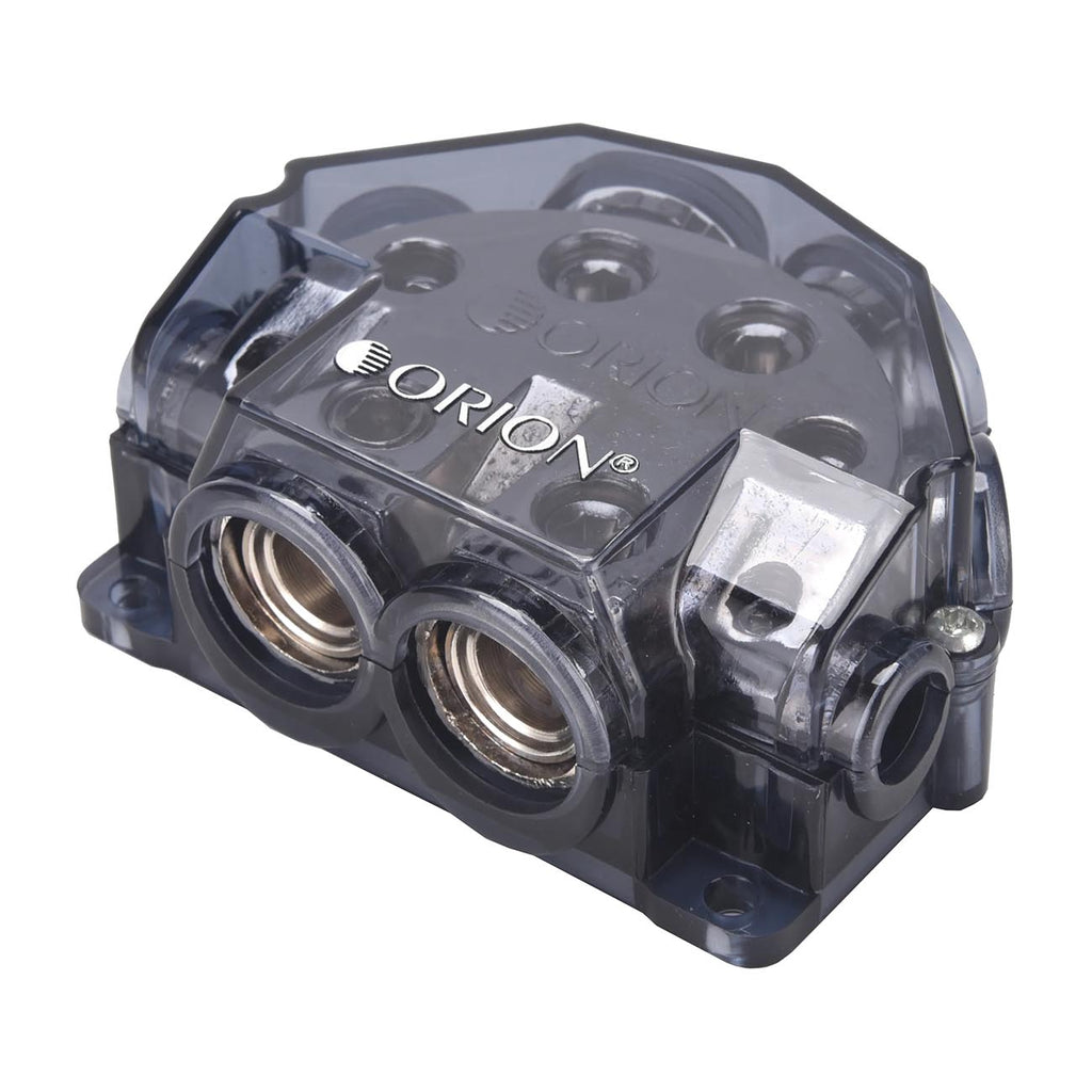 Orion XTR DB20202428 Power Ground Distribution Block, 2X 0/2 Gauge in Two 0 Input for 2X 4 Gauge 2X 8 Gauge Output, for Car Audio Amplifier | Auto Parts, Automotive, Marine, Motorcycle, Trucks, RV