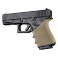 Hogue HandAll Beavertail Rubber Grip Sleeve for GLOCK 19, 23, 32, 38 (Gen 3-4), FDE - Flat Dark Eath - 17043