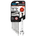 Zero Degree 38140 Ultra-Precise 7-Piece Gearless Ratchet Wrench Set – Nickel Plated High-Carbon Steel with ASME Certified Torque – Durable & Rust-Resistant – Perfect for Tight Spaces, SAE