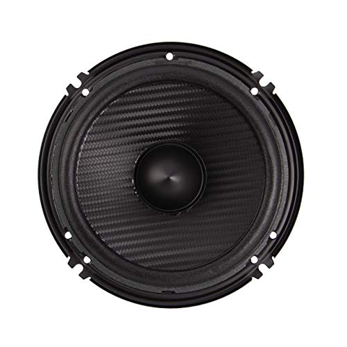 Power Acoustik EF-60C Edge Series 6.5" 500-Watt 2-Way Component Speaker System , BLACK