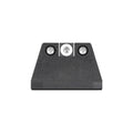 Night Fision Suppressor Height Tritium Night Sight Set for Sig P320/P365 - White Front Ring, White Rear Rings