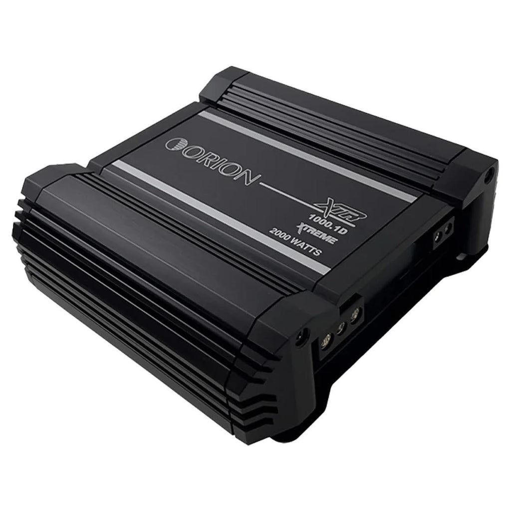 Orion XTR Series XTR1000.1D High Power Monoblock Class D Car Amplifier - 1000W RMS, 1-Ohm Stable, Low-Pass Crossover, Bass Boost Control, MOSFET Power Supply, Bass Knob Included, Made in Korea