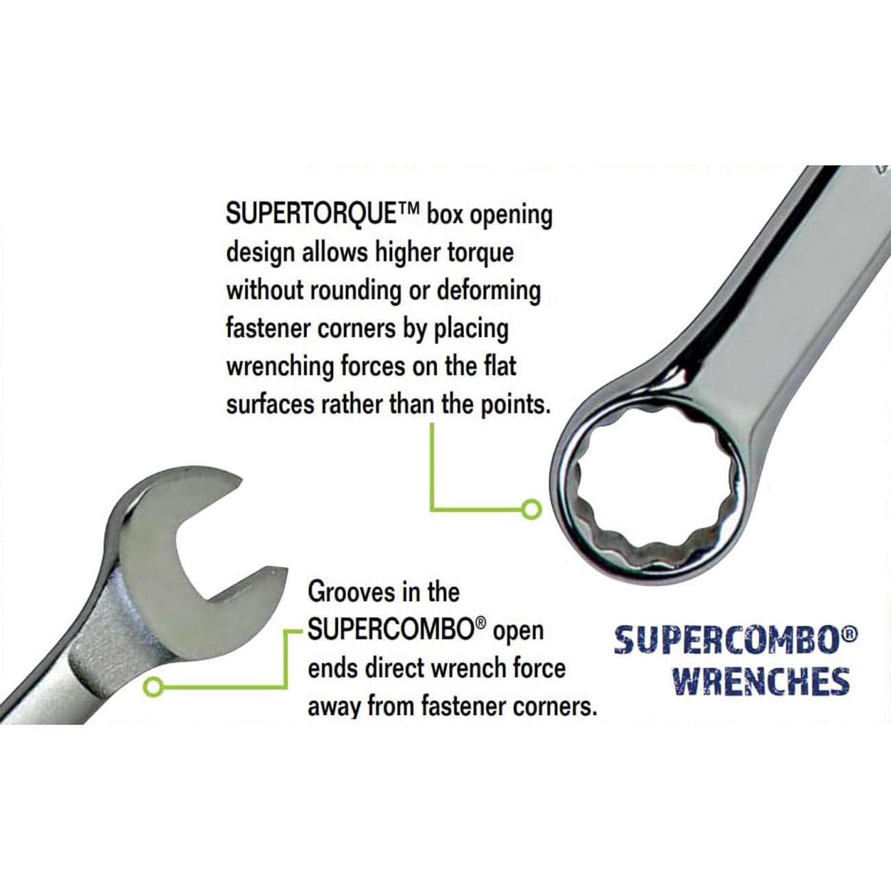 Williams MWS-18A Combination Wrench Set, 18 Piece 7mm-24mm High Polish Chrome
