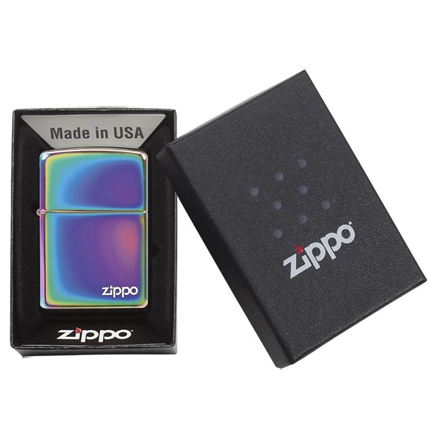 Zippo Multi Color Logo Pocket Lighter