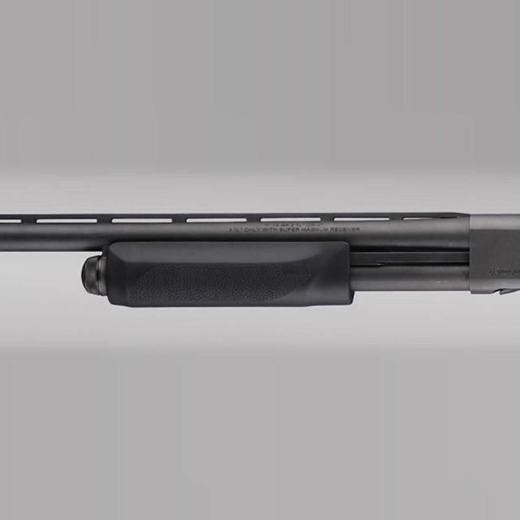 Hogue OverMolded Rubber Shotgun Stock & Forend Kit for Remington 870(12 Gauge), Black- 08712