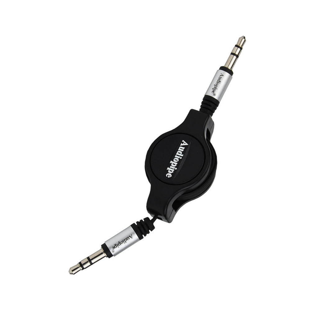 Audiopipe AIQR35353 3.5 To 3.5 Jack Plug 6 Ft Retractable