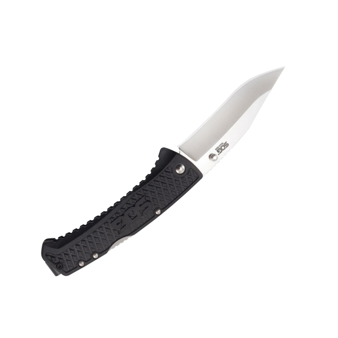 SOG Traction Folding Knife Clip Point