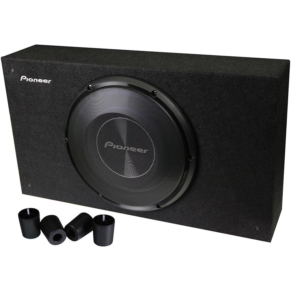 Pioneer A-Series TS-A3000LB 12” Subwoofer – 1500W Max, Pre-Loaded Shallow-Mount Design, Deep Bass in Tight Spaces, Easy Installation, Enclosure Included