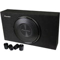 Pioneer A-Series TS-A3000LB 12” Subwoofer – 1500W Max, Pre-Loaded Shallow-Mount Design, Deep Bass in Tight Spaces, Easy Installation, Enclosure Included