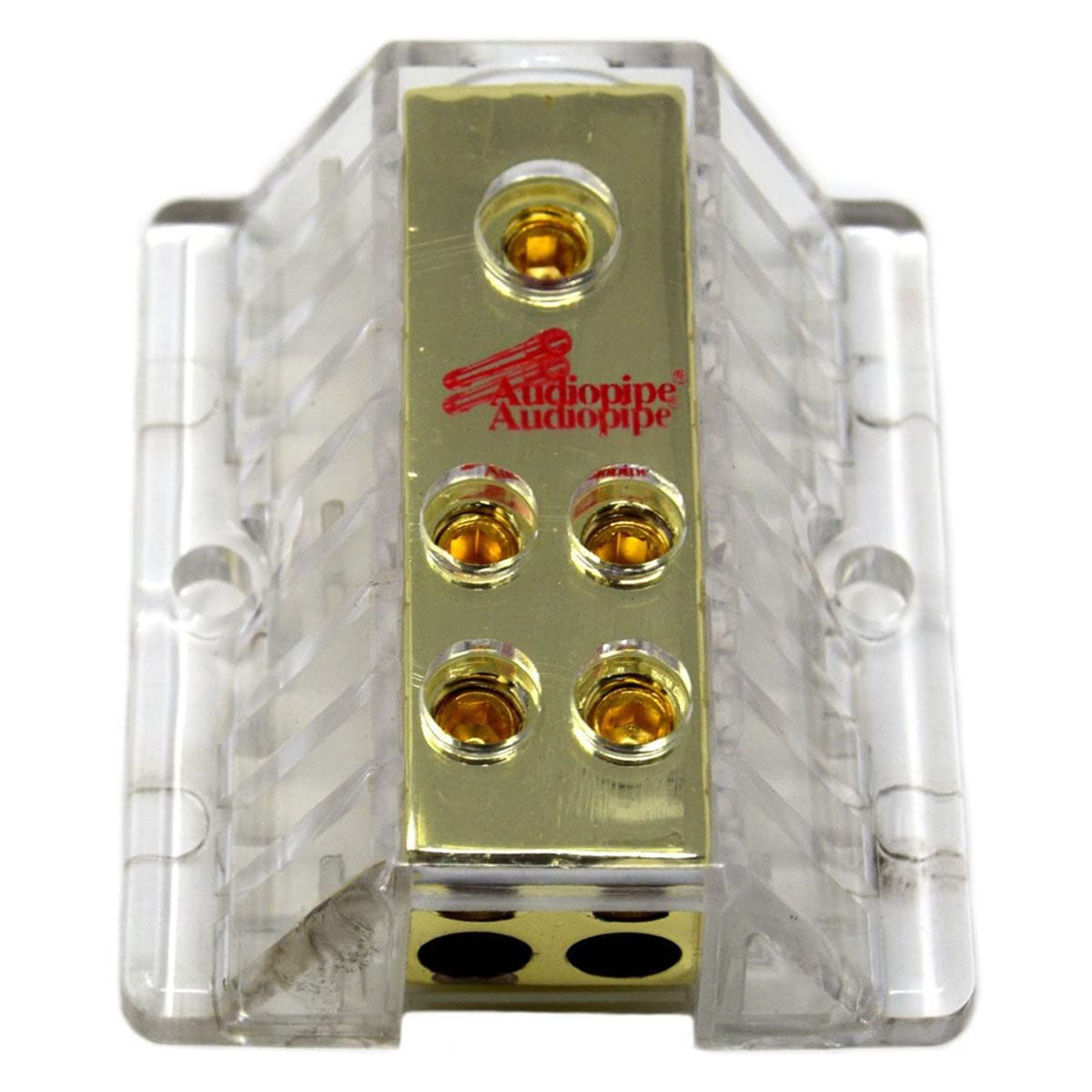 Audiopipe APPB1448 1 Input 4 Output Power Distribution Block – Car Audio Power Splitter for Amplifiers