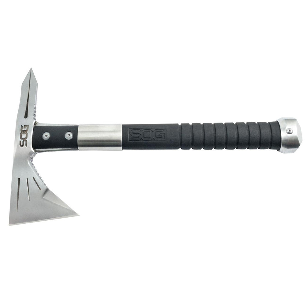 SOG Tomahawk Tactical Hatchet - Voodoo Hawk Mini Tactical Axe, Throwing Hatchet w/ 2.75 Inch Blade for Survival Sports and Camping Axes (F182N-CP)