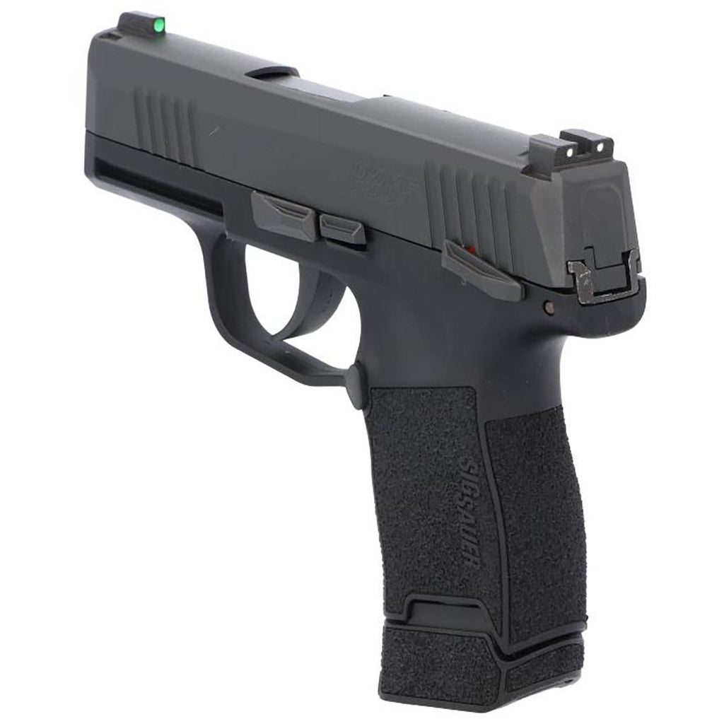 Sig Sauer P365 4.5mm Steel BB Cal. CO2-Powered Semi-Automatic Air Pistol - 20rd BB Magazine & Green High Visibility 3-Dot Fixed Sights Included