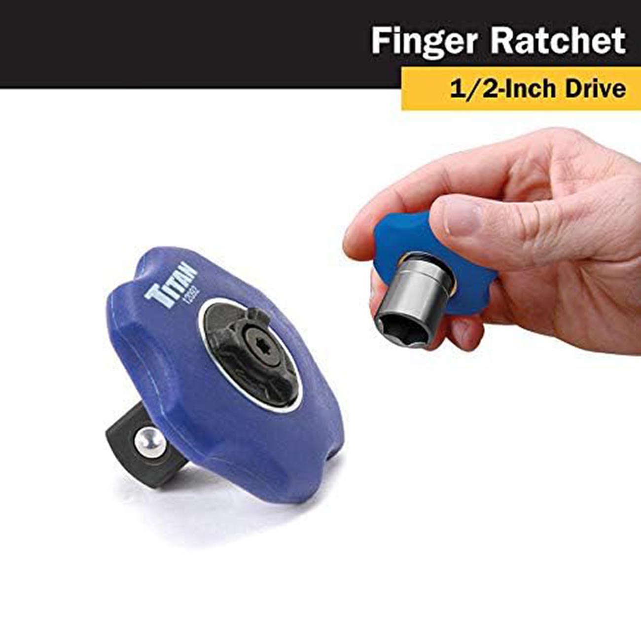 Titan 12092 1/2-Inch Drive 72-Tooth Finger Ratchet