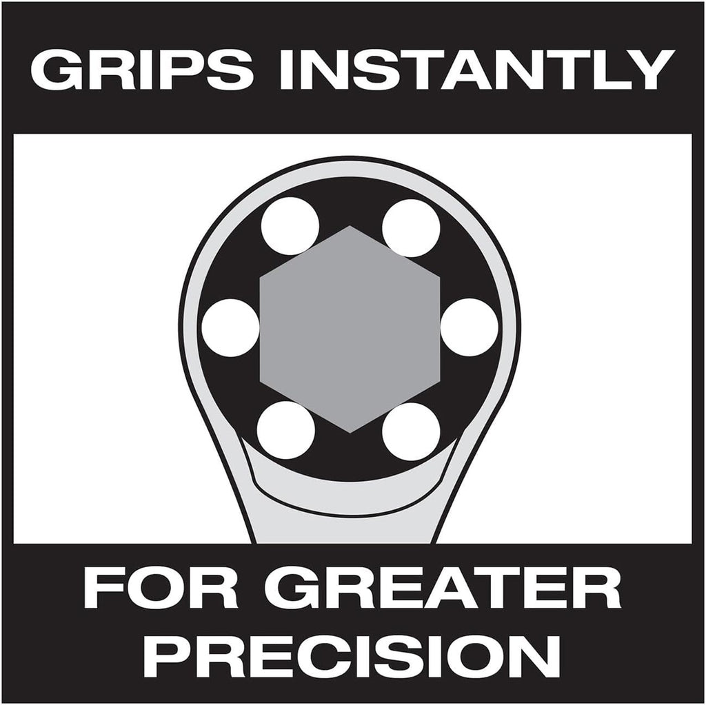 Zero Degree 38140 Ultra-Precise 7-Piece Gearless Ratchet Wrench Set – Nickel Plated High-Carbon Steel with ASME Certified Torque – Durable & Rust-Resistant – Perfect for Tight Spaces, SAE