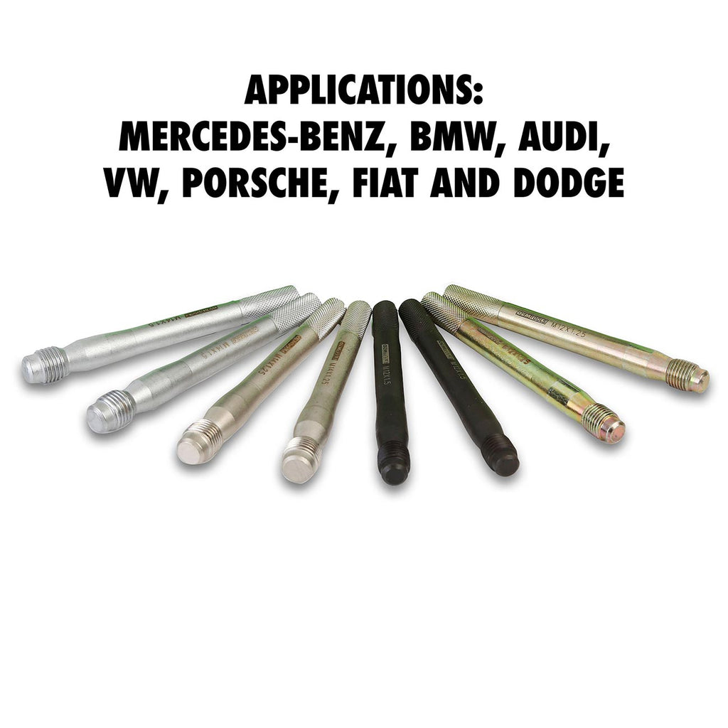 OEMTOOLS 24233 Wheel Stud Alignment Kit, Safe Wheel Alignment Tool, Wheel Hanger Color-Coded for Foreign and Domestic Vehicles, Wheel Fitment Tool 8-Piece Set