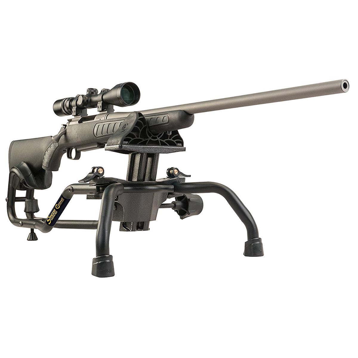 Caldwell Stinger Adjustable Ambidextrous Rifle Shooting Rest with Lightweight Design for Rifle Shooting, Stability, Outdoors and Range