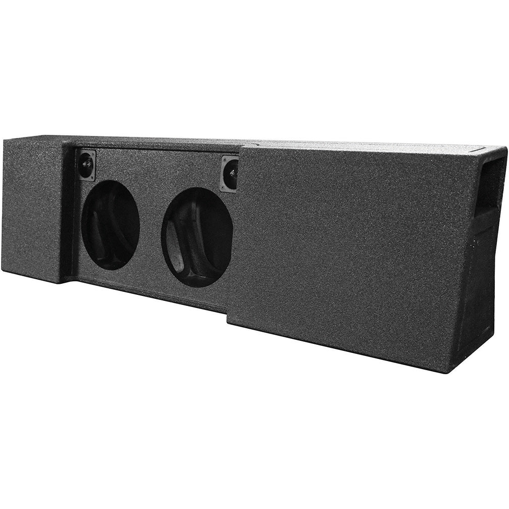 Q Power 2 Hole 2009-2017 F-150 Super Crew 10" Ported Car Audio Subwoofer Box