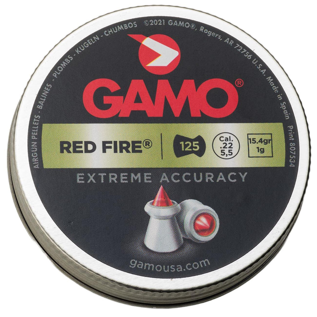 Gamo Red Fire .22 Cal, 15.4 Grains, Polymer Tip, 125ct