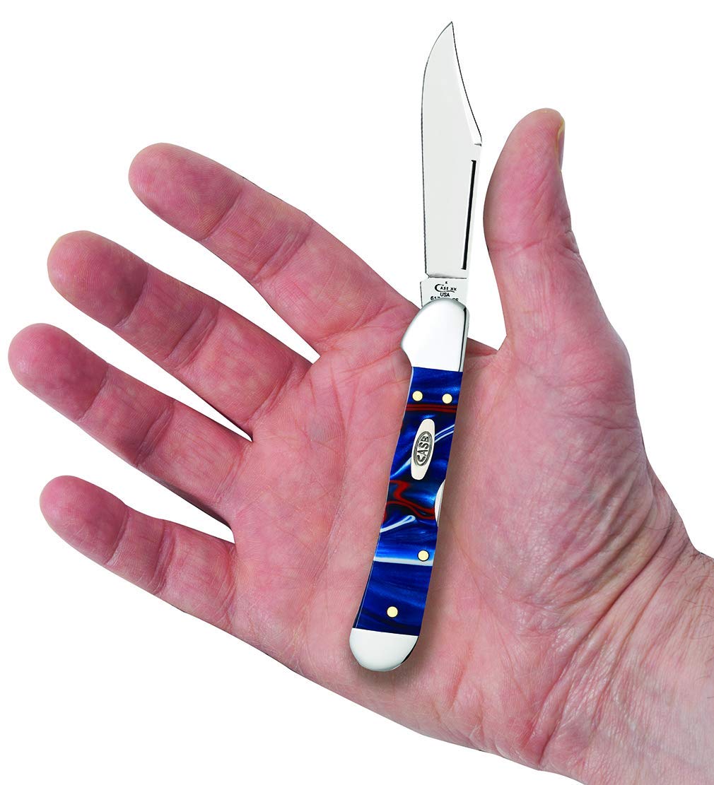 Case WR XX Pocket Knife Patriot Kirinite Mini Copperlock Item #11211 - (101749L SS) - Length Closed: 3 5/8 Inches