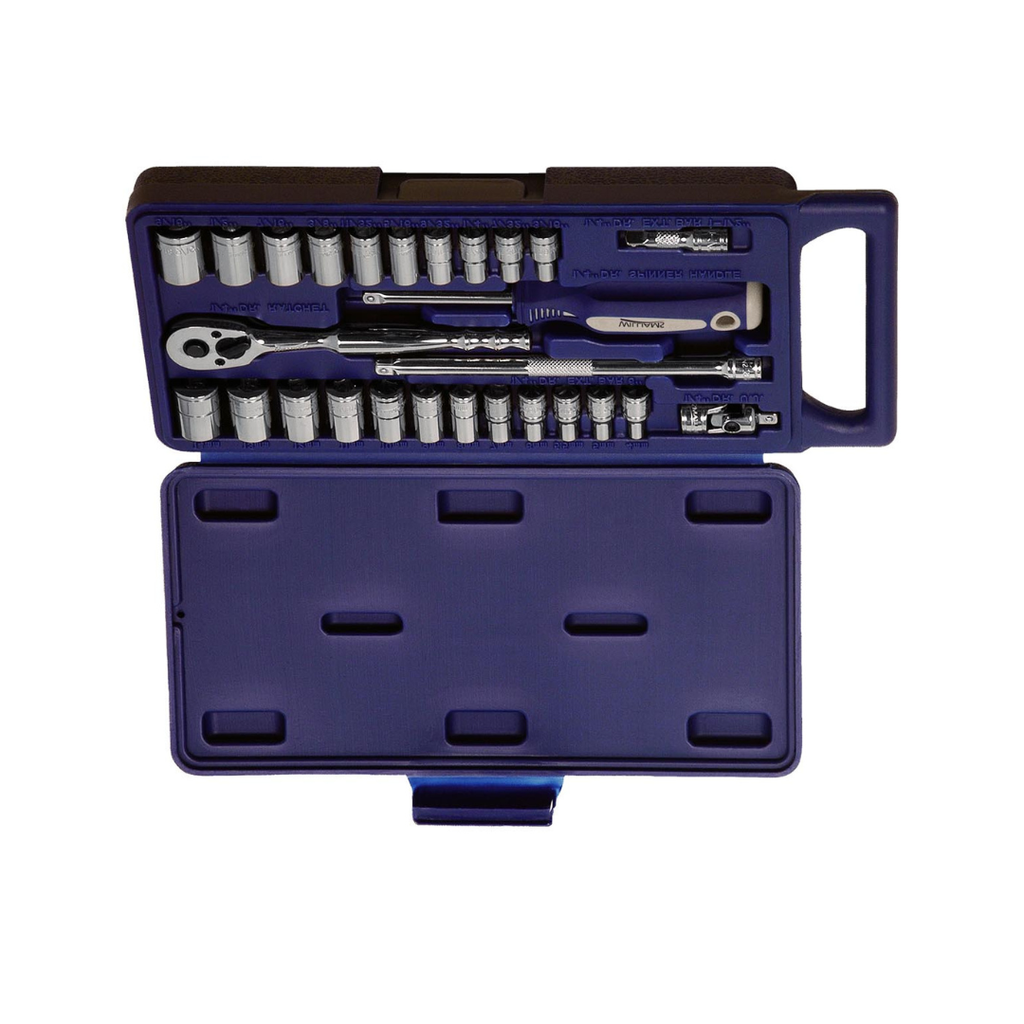 Williams 50661 1/4-Inch Drive Socket and Drive Tool Set, 27-Piece