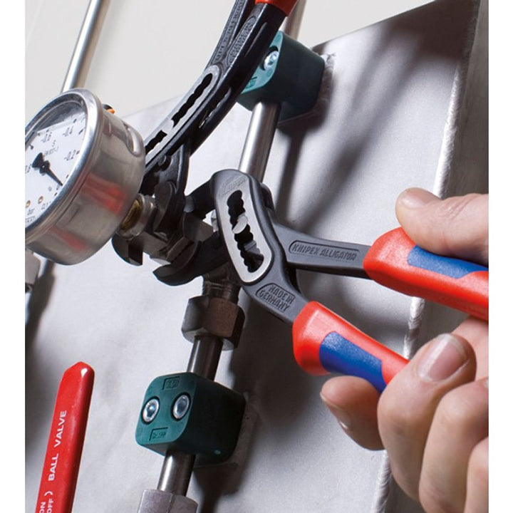 Knipex 8802180 Alligator Water Pump Pliers 7-1/4″ – Adjustable Groove Joint Plumbing Pliers