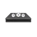 Night Fision Tritium Night Sight Set Compatible with Glock 42/43/43X, White Front Ring, U Notch White Rear Rings