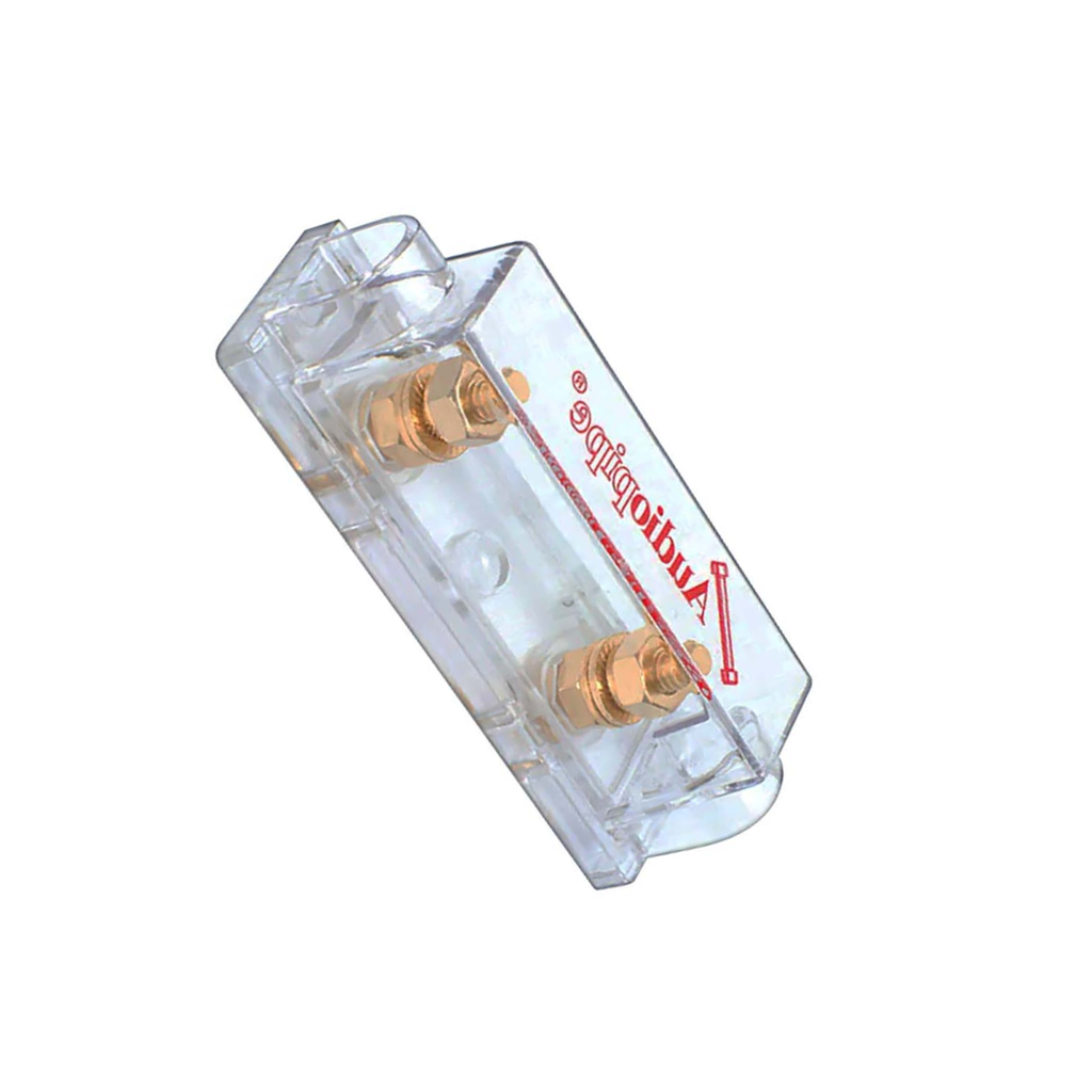 Audiopipe CQ1100 ANL Fuse Holder – Heavy Duty Inline Car Audio Power Fuse Holder for Amplifiers