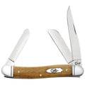 Case WR XX Pocket Knife Smooth Antique Bone Medium Stockman Item #58185 - (6318 SS) - Length Closed: 3 5/8 Inches