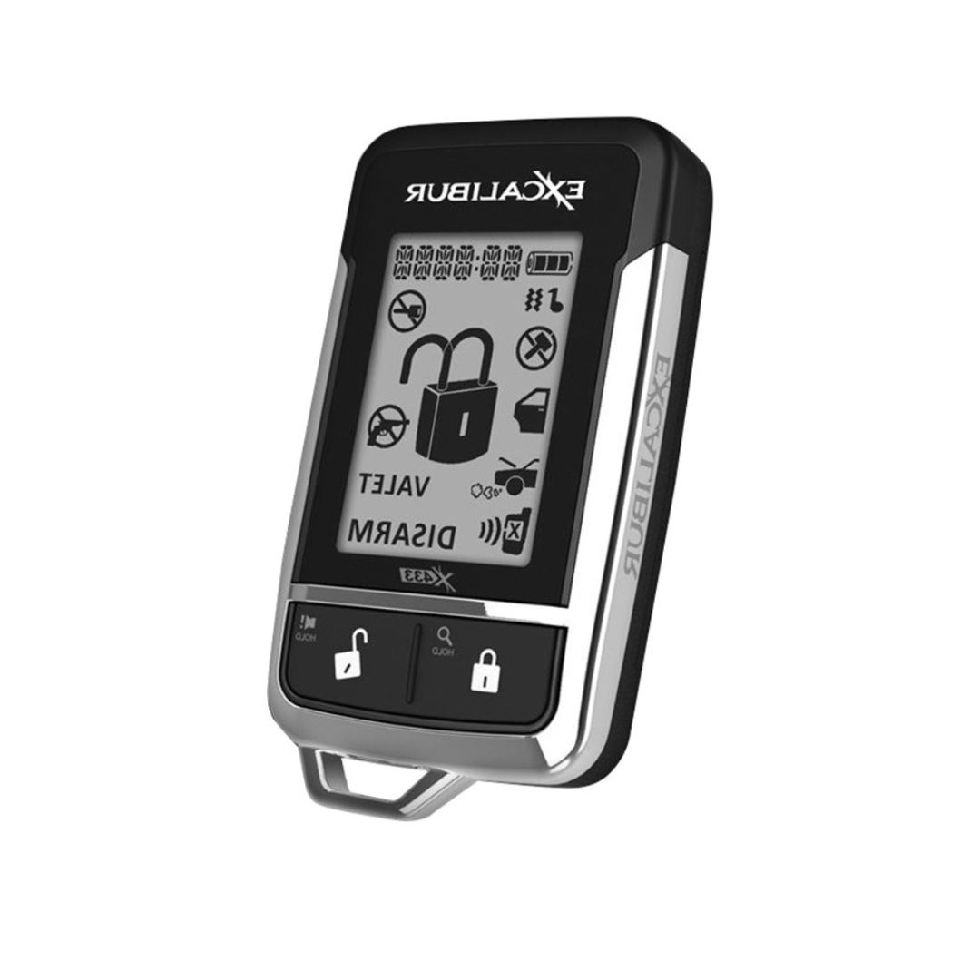 Excalibur 151003E 2-Way LCD Remote Transmitter – Compatible with AL18703DB Car Alarm System