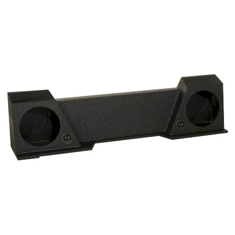 Q Power QBGMC10 2007 HT Dual 10-Inch Custom Fit Speaker Box for GM/Chevy Xcab Trucks 2007-2013