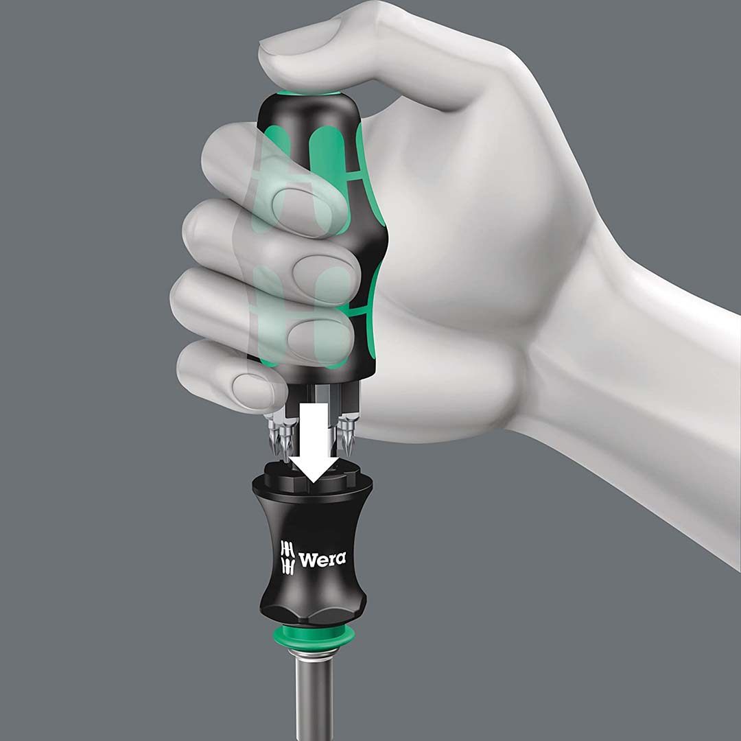 Wera - 5051021001 Kraftform Kompact 20 7-In-1 Bitholding Screwdriver with Removable Bayonet Blade (SL/PH/PZ)