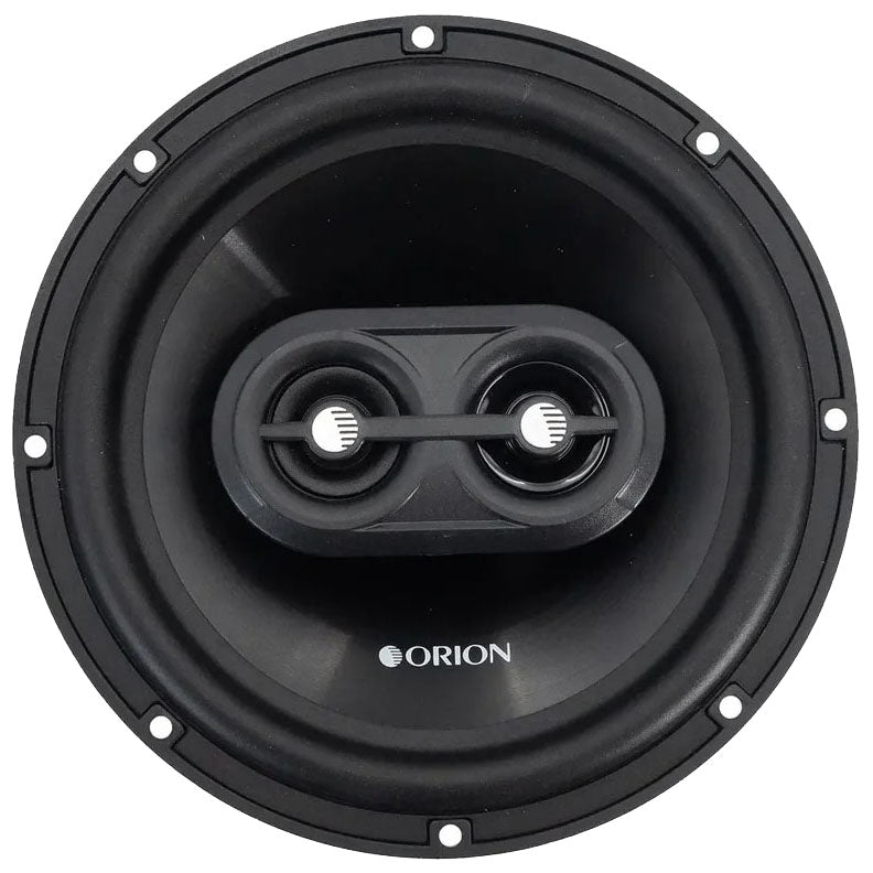 ORION Cobalt Series CB653 6.5” 3-Way Coaxial Car Speakers, 240W, 4 Ohms, Full Range, Enhanced Bass, Polypropylene Cone & Butyl Rubber Surround, Easy Install (Pair)